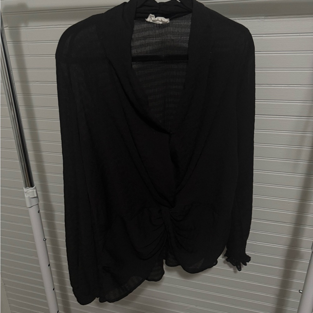 Elegant Black Women's Blouse